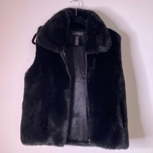 Faux Fur Zip Vest